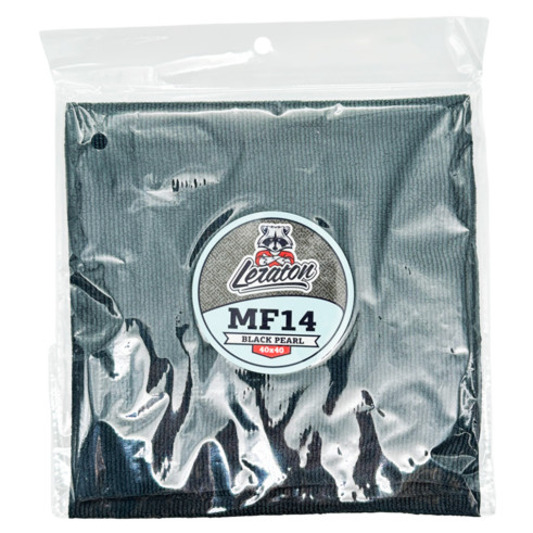 Leraton - MF14, Универсальная микрофибра без краев BLACK PEARL 40х40