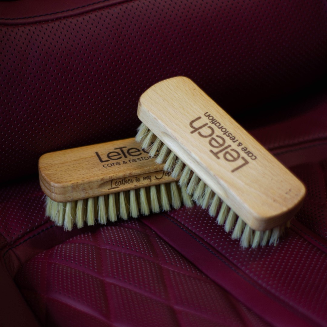 LeTech - Leather Brush Premium, Щетка для чистки кожи Премиум Бук