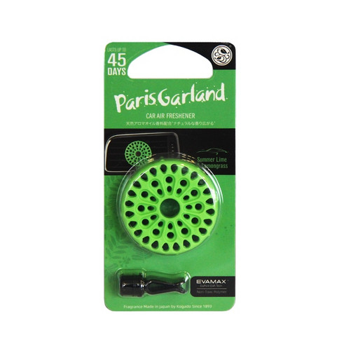 KOGADO - Ароматизатор полимерный Paris garland на кондиционер Summer Lime&Lemongrass