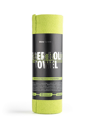 Shine Systems - Fiber Roll Towel, в рулоне 30*30см 230гр/м2 20шт