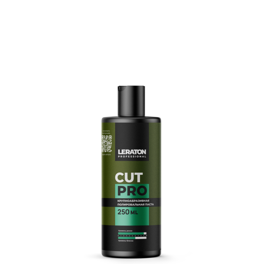 LERATON PROFESSIONAL - Cut PRO, Крупноабразивная полировальная паста 250 мл