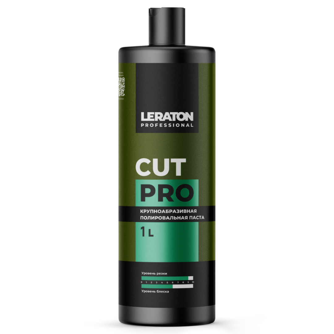 LERATON PROFESSIONAL - Cut PRO, Крупноабразивная полировальная паста 1л