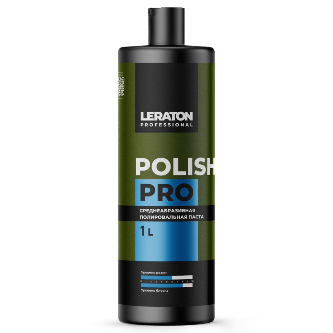 LERATON PROFESSIONAL - Polish PRO, Среднеабразивная полировальная паста 1л