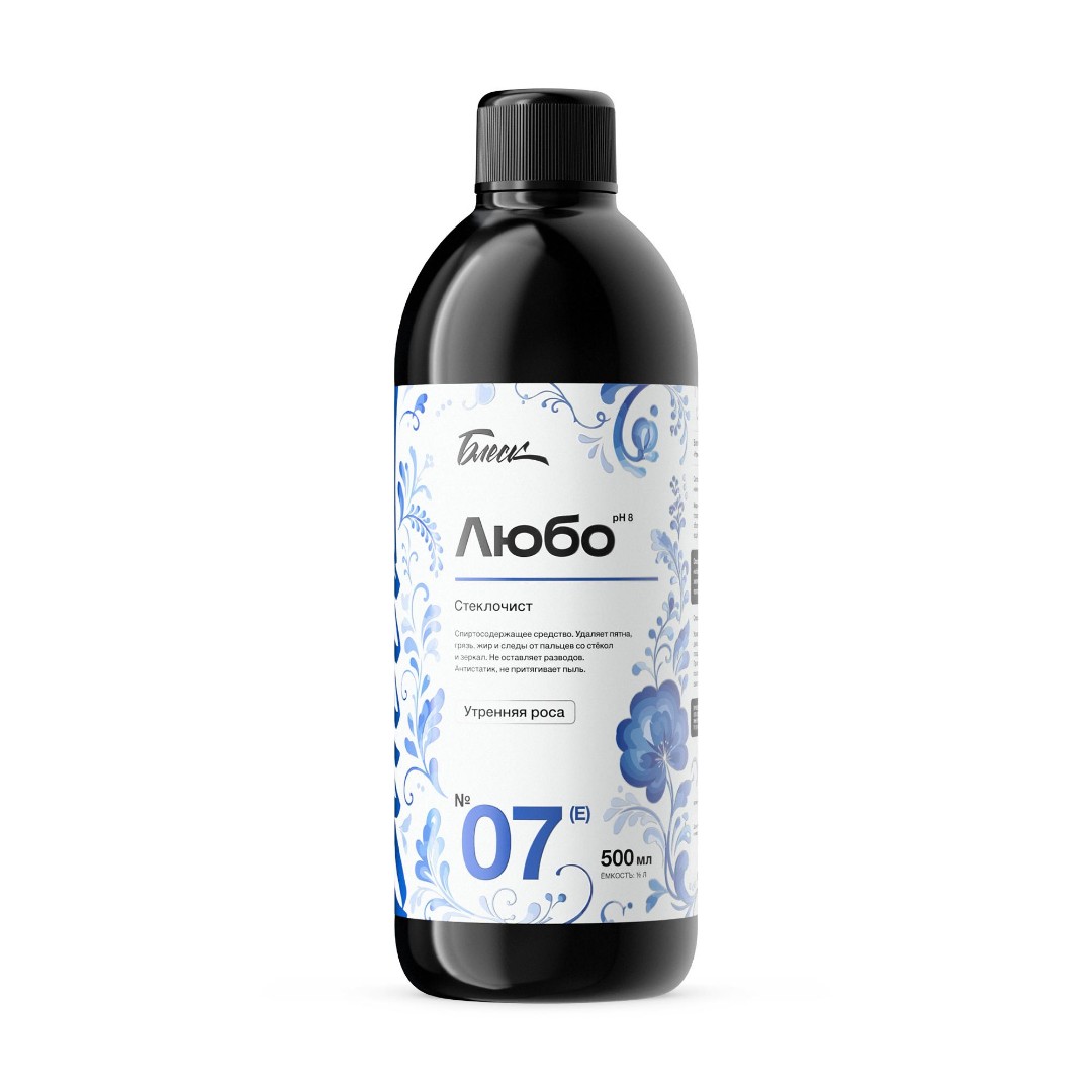 Glitz - 07 (E) Pure (Любо), Стеклочиститель 500 мл, Блеск