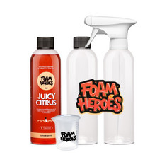 Foam Heroes - Juicy Citrus Kit органический очиститель c аксессуарами (набор)