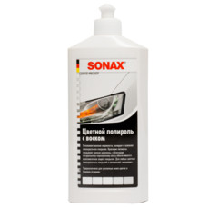 Sonax - Цветной полироль с воском (белый) 0,5л